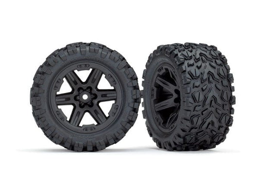 6773 Tire & Wheel RXT BLK 2.8/TALON EXT TIRE