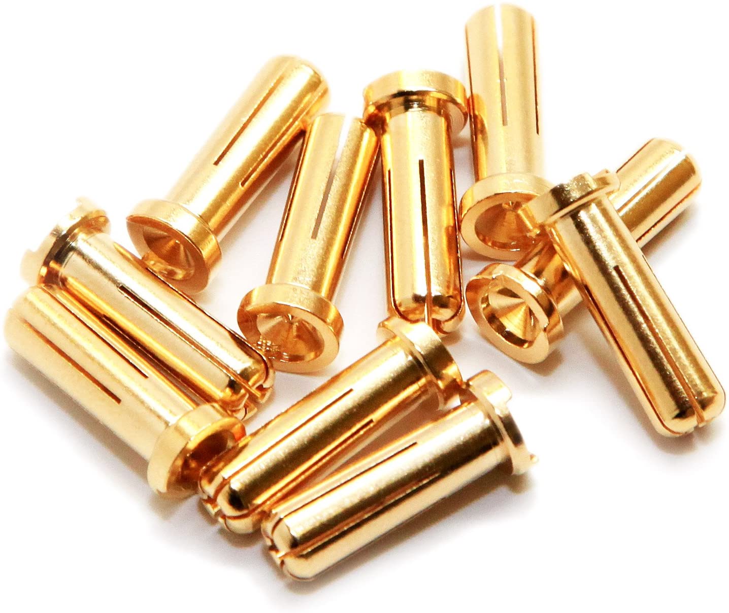 Maclan Max Current 5mm Gold Bullet Connectors (10)