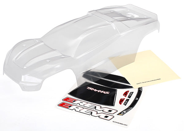 8611 BODY E-REVO 2 CLEAR DECAL