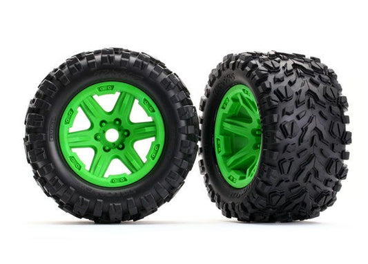 8672 Tires & wheels, assembled, E-Revo Talon EXT