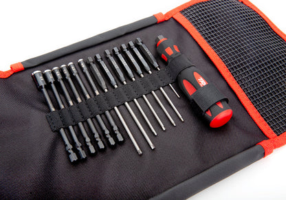 8710 SPEED BIT MASTER SET, HEX & NUT DRIVER, 13PC