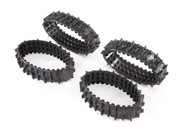 8877 TREADS DEEP-TERRAIN TRX-4 COMPLETE SET F/R (4)