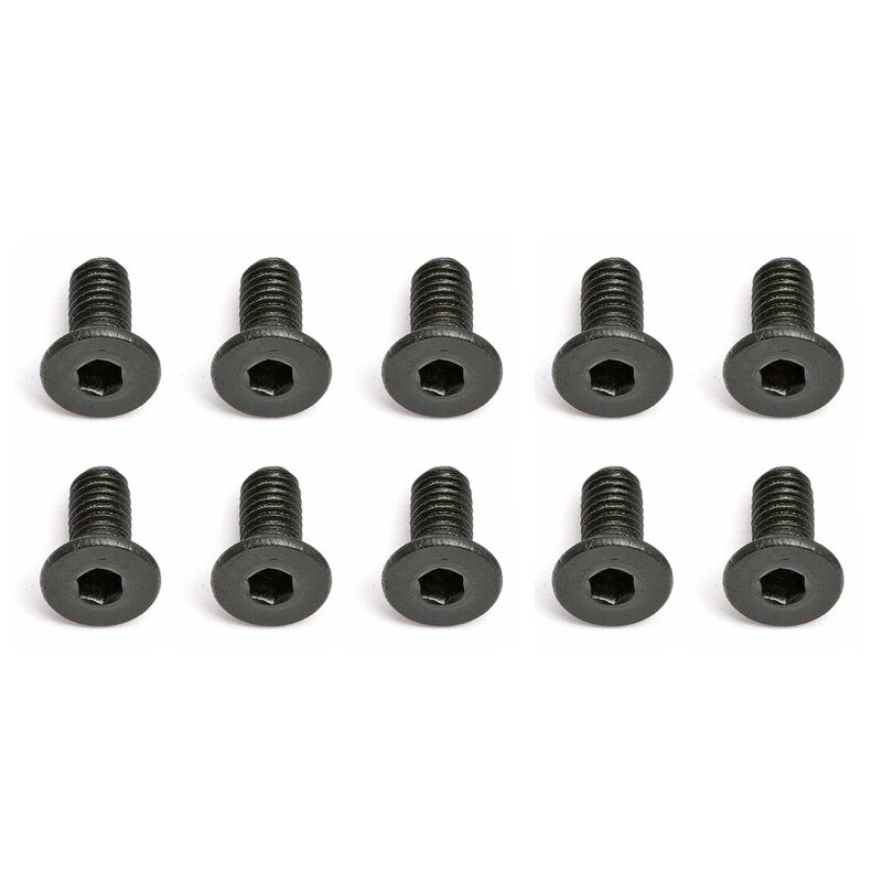 Team Associated M2.5 x 0.45 x 6 FHC Screws (10)