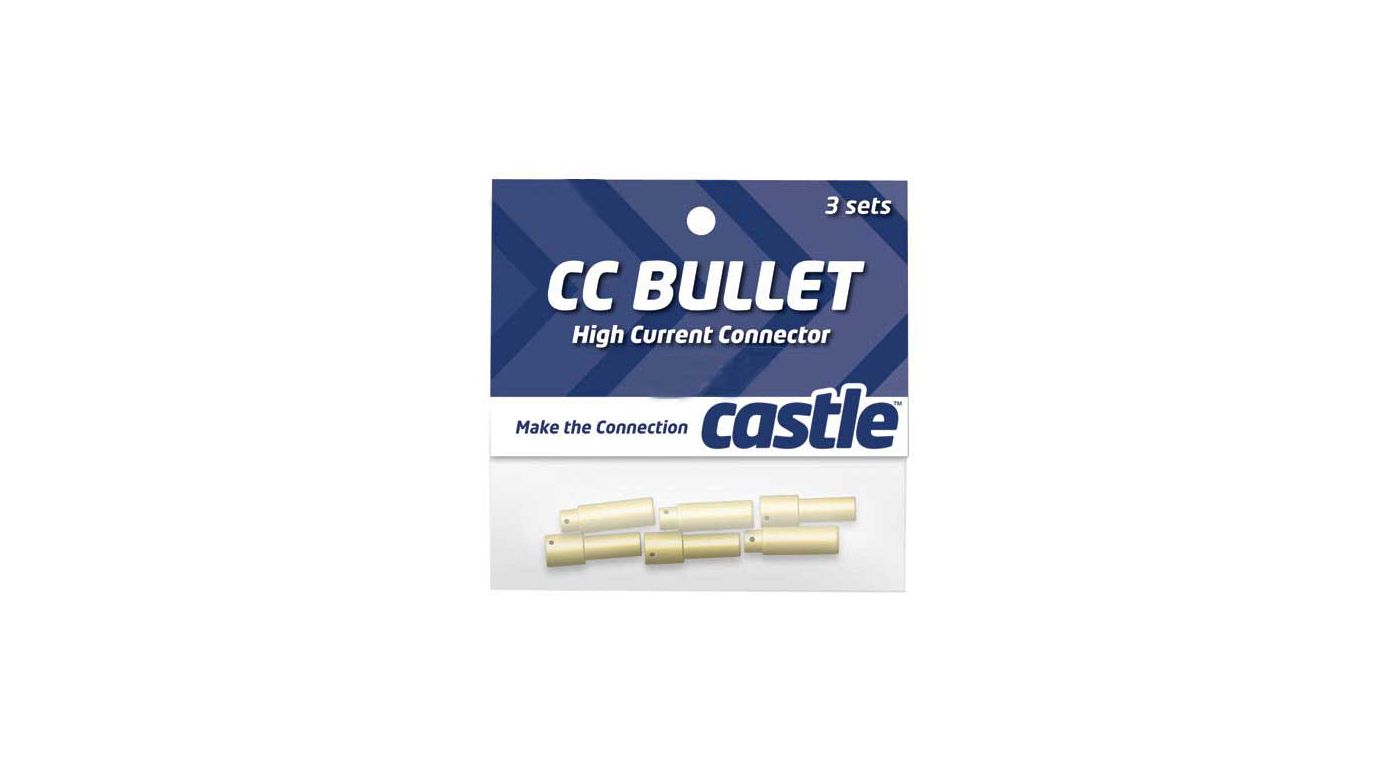 Castle Creations 4mm High Current Bullet Connector Set