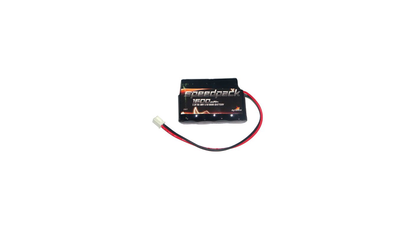 DYN1456 7.2V 1600mAh Ni-MH Battery: Mini-T, MLST/2