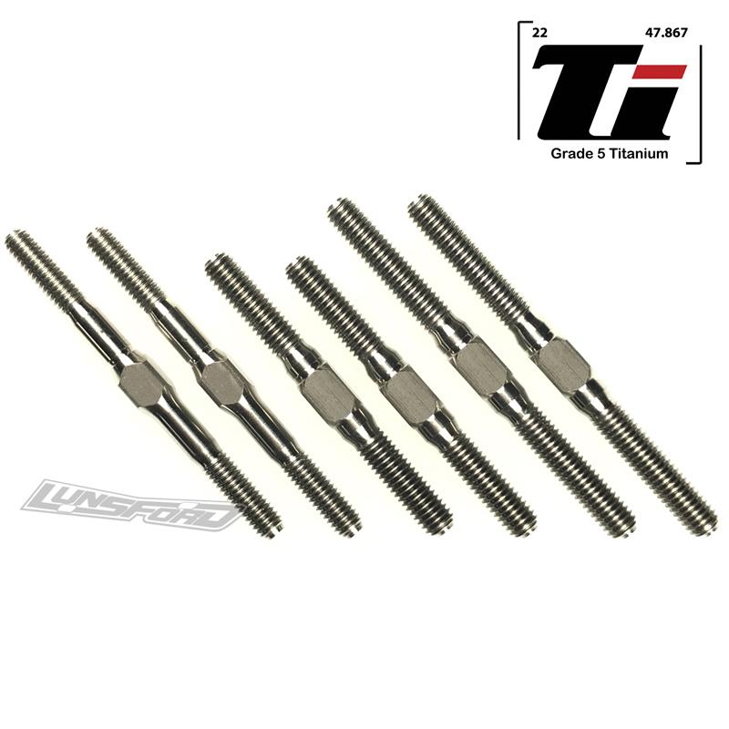 Lunsford Losi 8ight-X Buggy "Punisher" Titanium Turnbuckle Kit