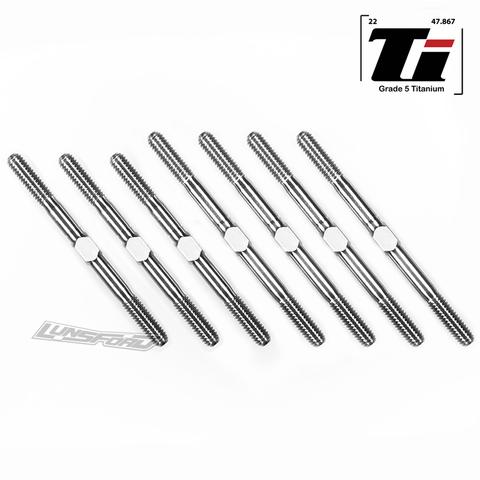 3.5mm SUPER DUTY Titanium Turnbuckle Kit for TLR 22X-4