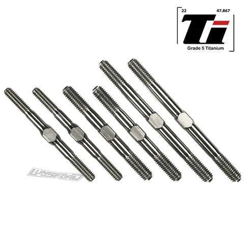 4/5mm Titanium Turnbuckle Kit for Tekno EB-48 2.0