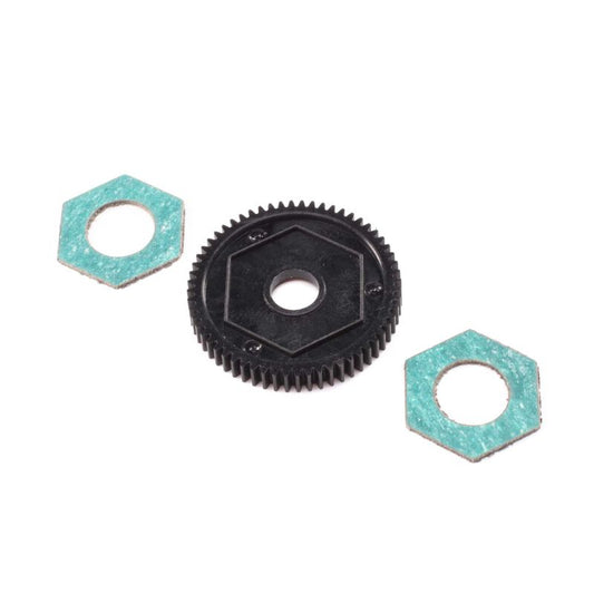 Spur Gear with Slipper Pads, 60T 0.5M: Mini-T 2.0