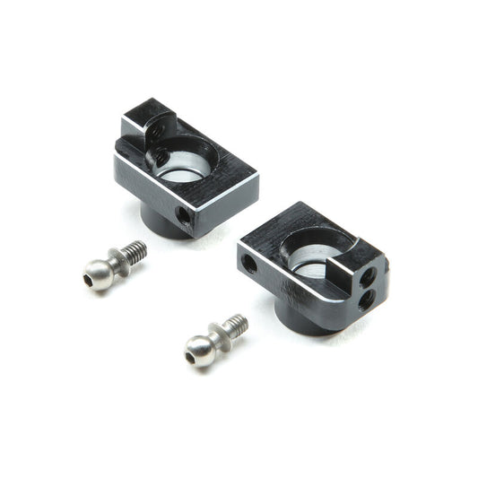 Hub Set Rear, Aluminum: Mini-T 2.0