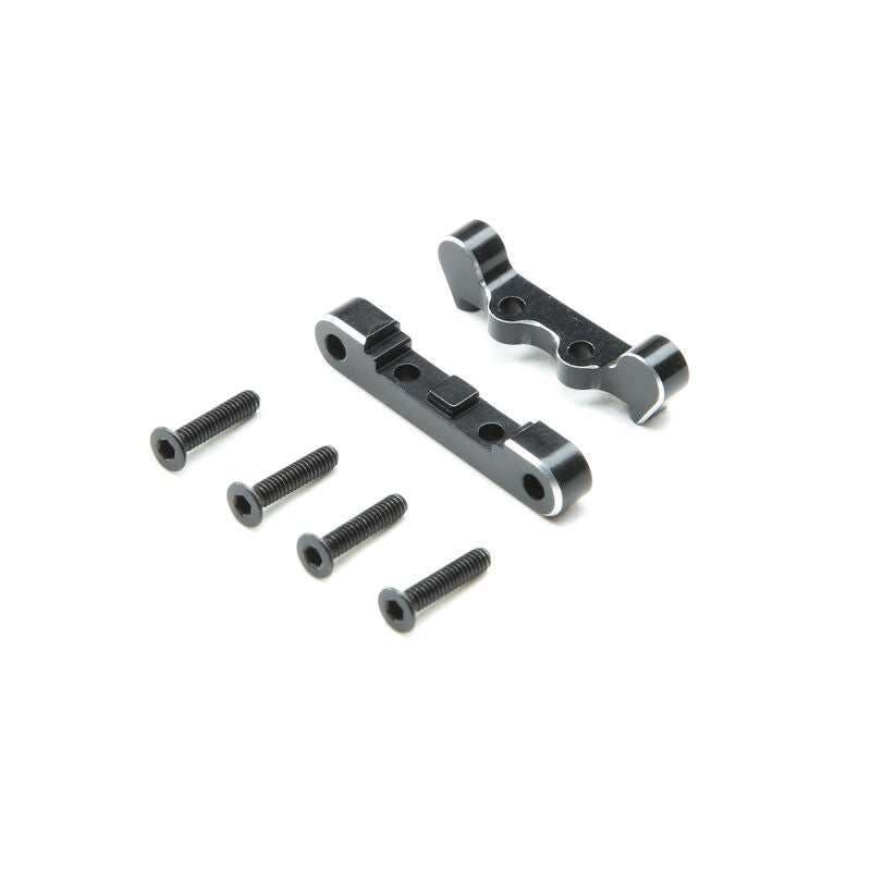 Pivot Block Set Rear, Aluminum: Mini-T 2.0