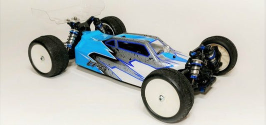 A2 Tactic body (clear) w/2 wing set for AE B74 4wd buggy