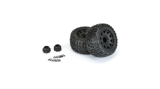 Trencher LP 3.8" Mounted Raid 8x32 Wheels, 17mm F/R (2) (PRO1017510)