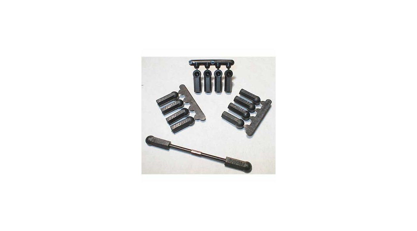 4-40 HD Rod Ends,Blk:LOS,ASC (RPM73372)