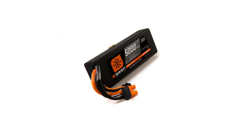 7.4V 5000mAh 2S 30C Smart LiPo Hardcase Battery: IC3 (SPMX50002S30H3)