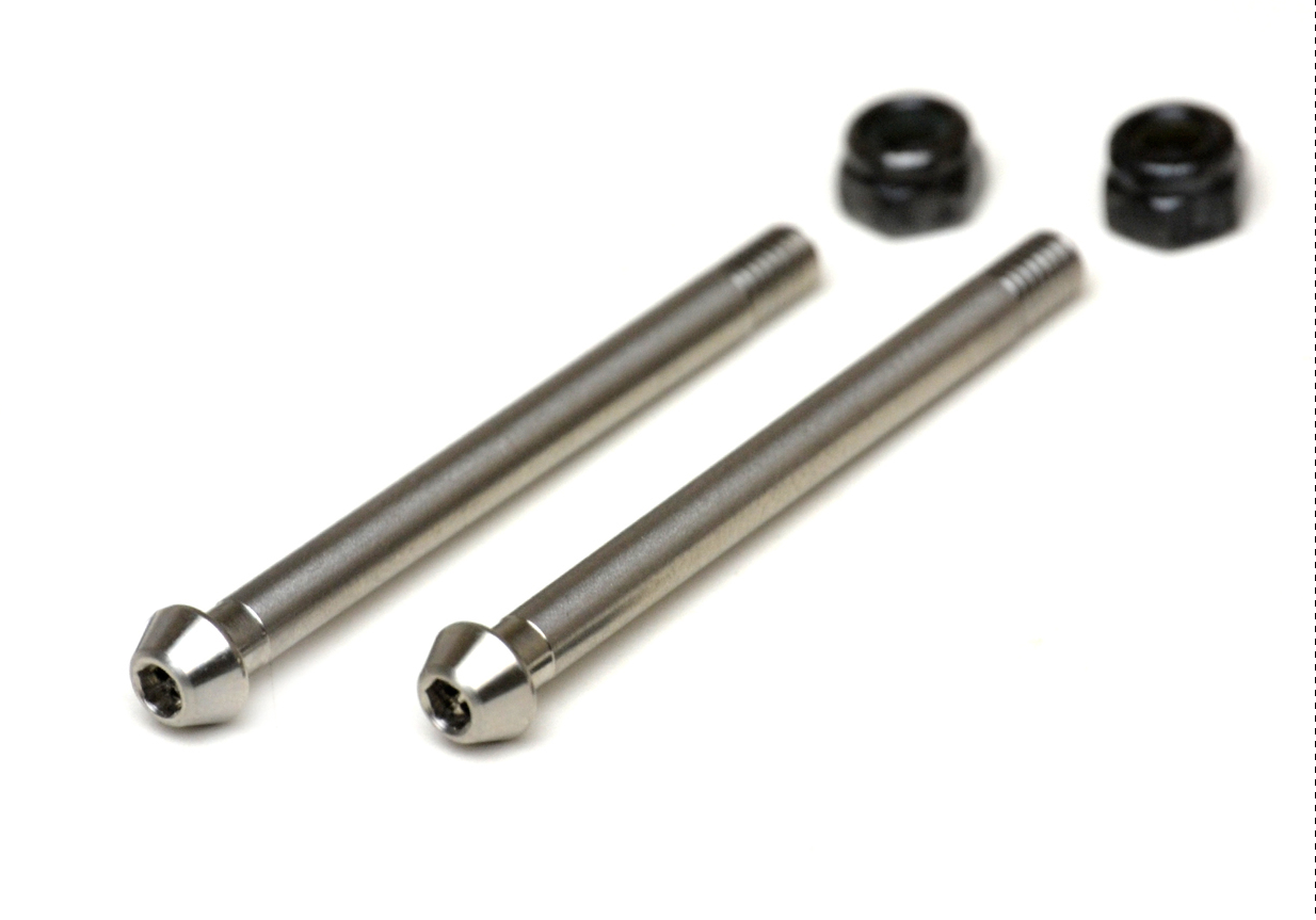 EB410 REAR LOCKING HINGE PINS, TITANIUM 1 PAIR