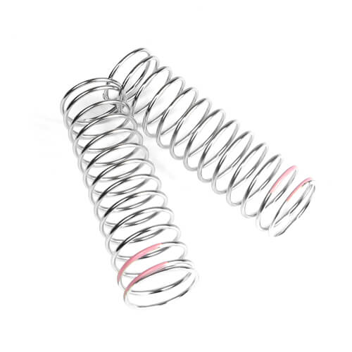 TKR6113 – LF Shock Spring Set (rear, 1.5×13.75, 2.28lb/in, 70mm, pink)