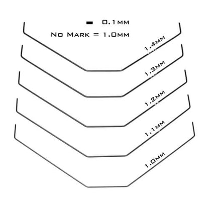 TKR6623 – Sway Bar Kit (complete front, 1.0, 1.1, 1.2, 1.3, 1.4mm, EB410)