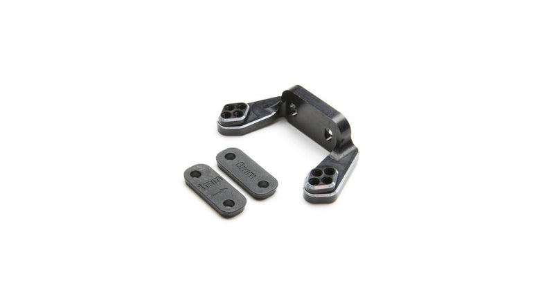 Rear Camber Block, Black with Inserts: 22 4.0 (TLR334051)