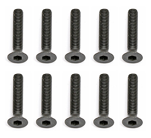 Team Associated 3x16mm Flat Head Hex Screws