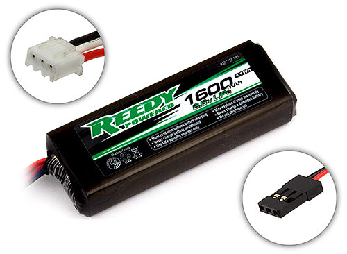 Reedy LiFe Pro Transmitter/Receiver (TX/RX) Battery, 1600mAh, 6.6V, Flat Style