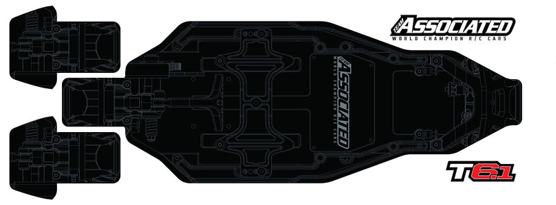 Factory Team Chassis Protective Sheet, Printed, for T6.1