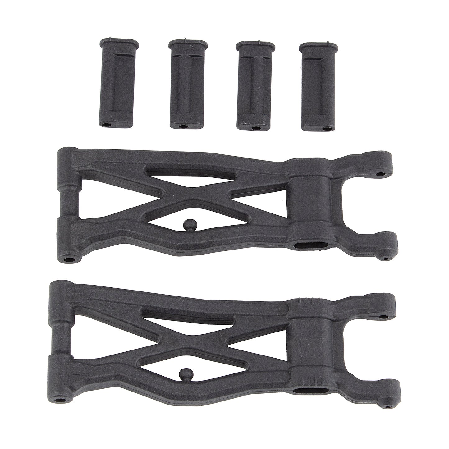 RC10T6.1 Factory Team Rear Suspension Arms, Carbon Fiber