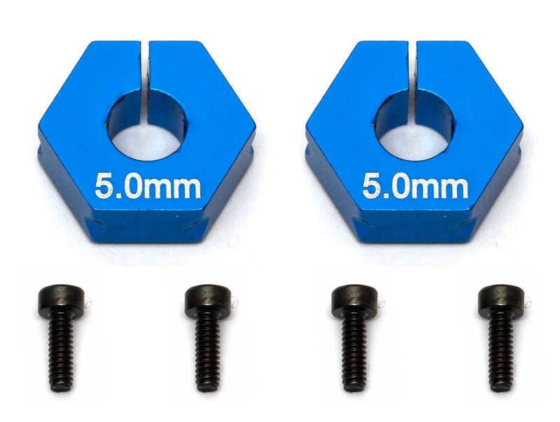 FT Clamping Wheel Hexes, 5.0mm Offset