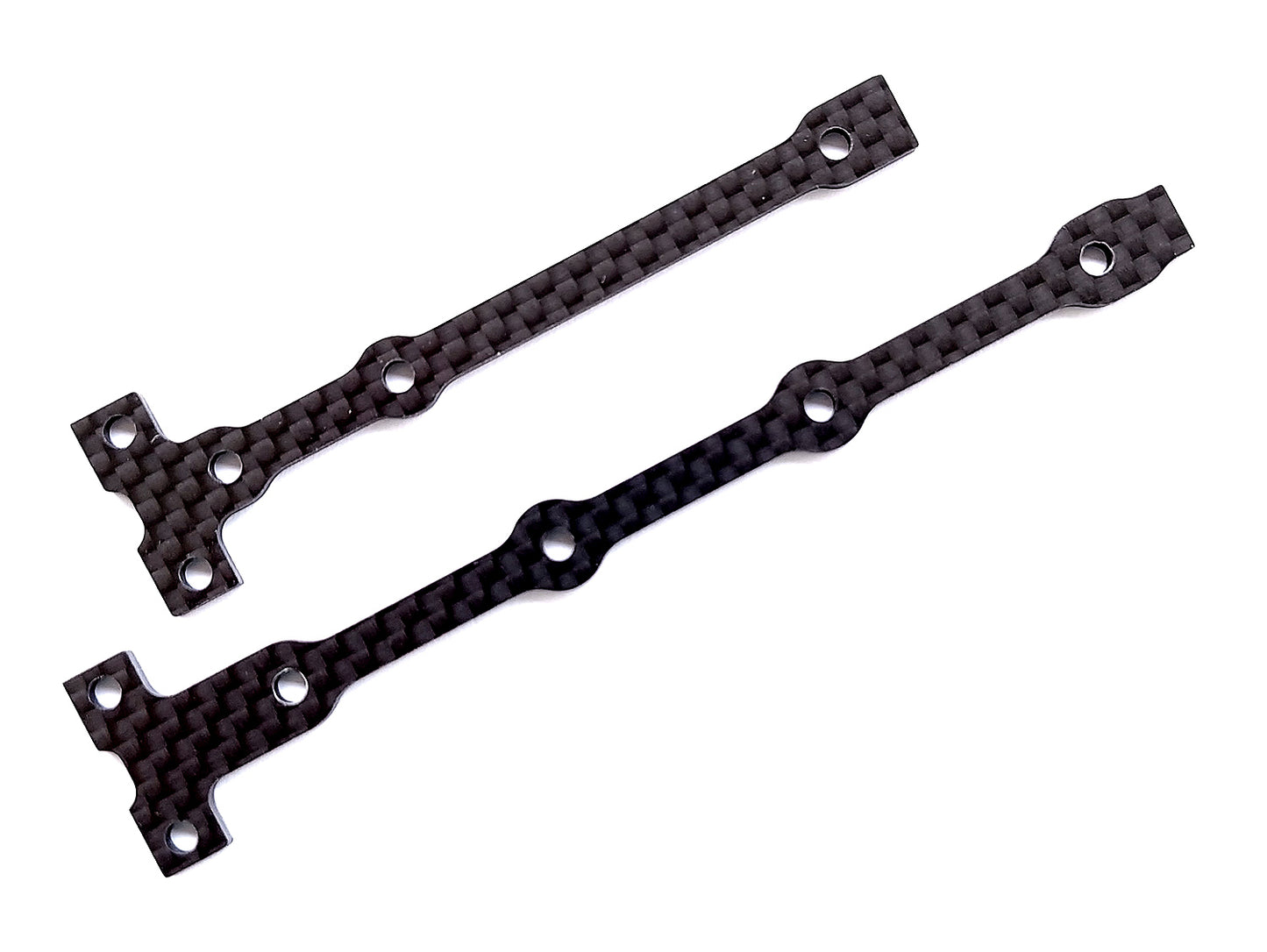 RC10B74.1 Factory Team Flex Chassis Brace Support Set, 2.0mm, Carbon Fiber