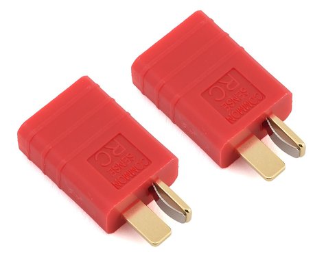 Common Sense RC One Piece Adapter Plug (T-Style Male to Traxxas Female) (2)