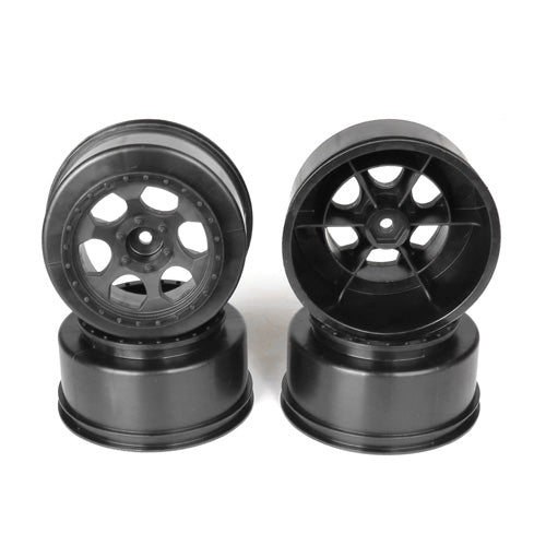 Trinidad SC Wheel for Traxxas Slash Front / BLACK / 4pcs