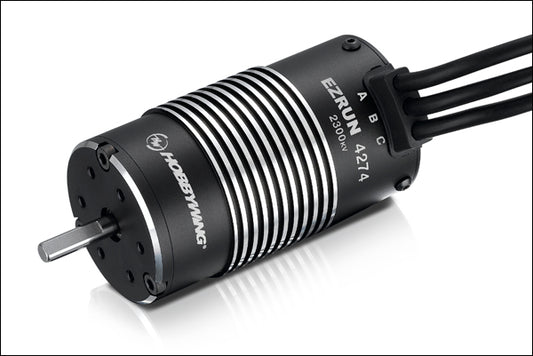 EzRun 4274 SL Black Sensorless Brushless Motor, for Monster Trucks (2200Kv)