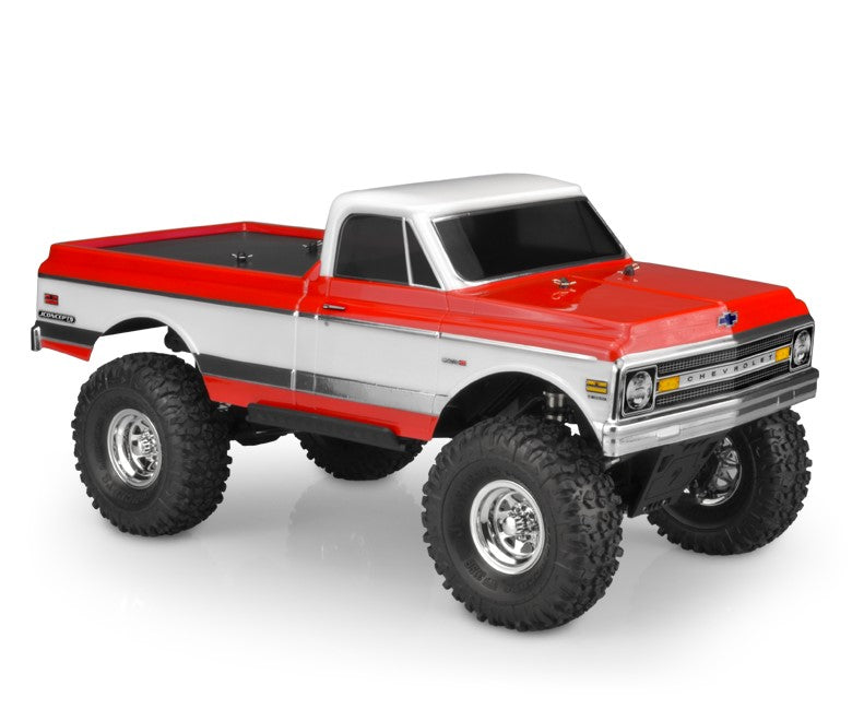 Rock Crawler 1970 Chevy C10 Clear Body, 12.3" Wheelbase