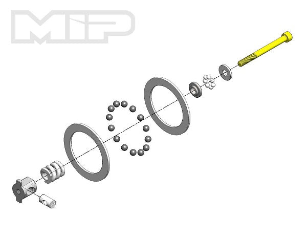 Super Diff Carbide Rebuild Kit, All Team Associated 1/10