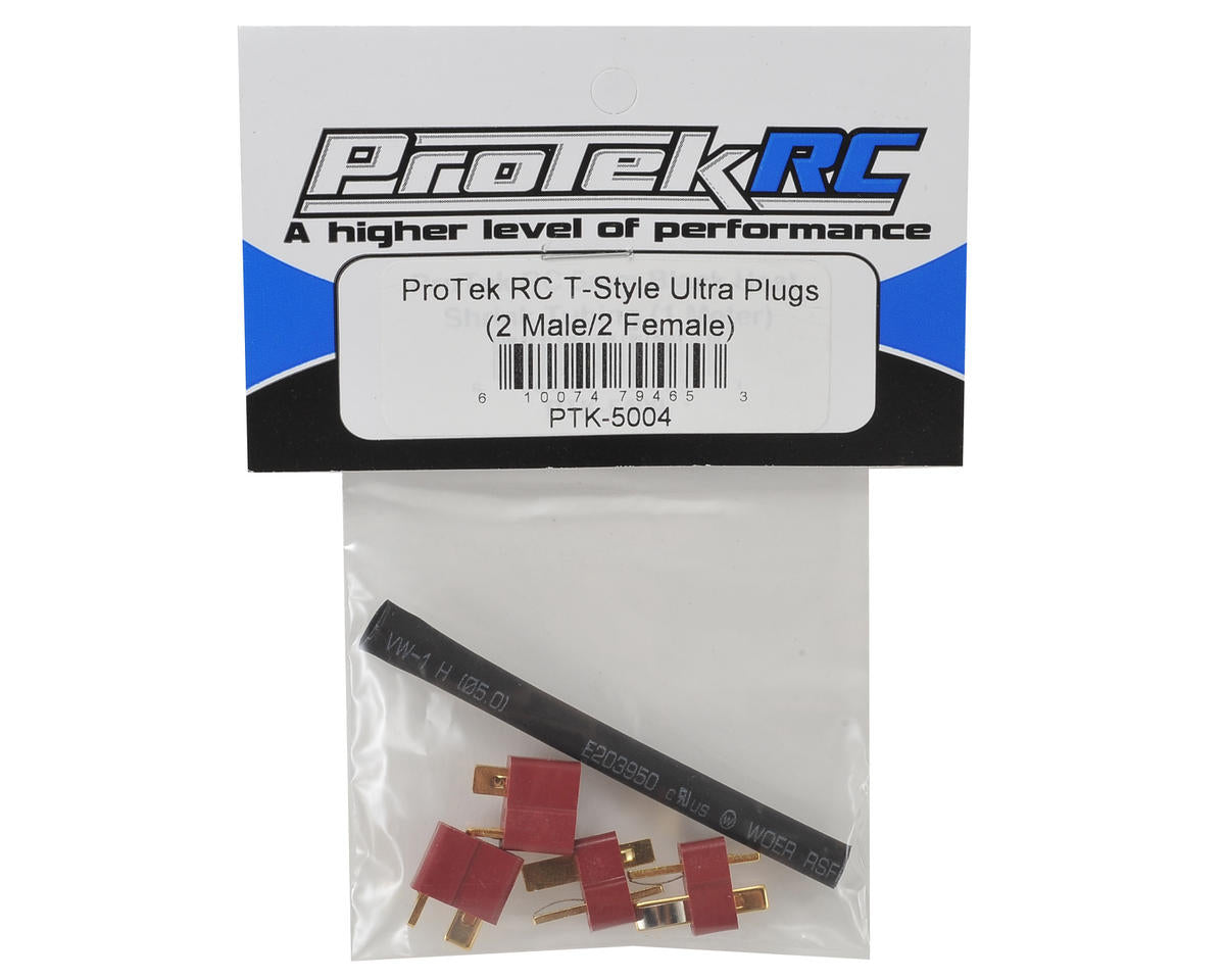 ProTek RC T-Style Ultra Plugs (2 Male/2 Female)