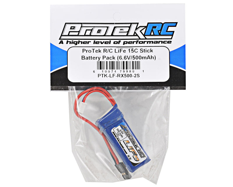 ProTek RC LiFe 15C Stick Battery Pack (6.6V/500mAh)
