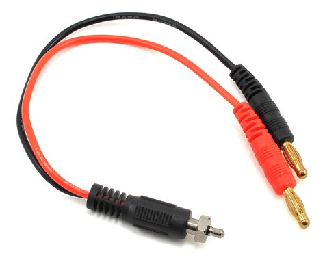 ProTek RC Glow Ignitor Charge Lead (Ignitor Connector to 4mm Bullet Connector)