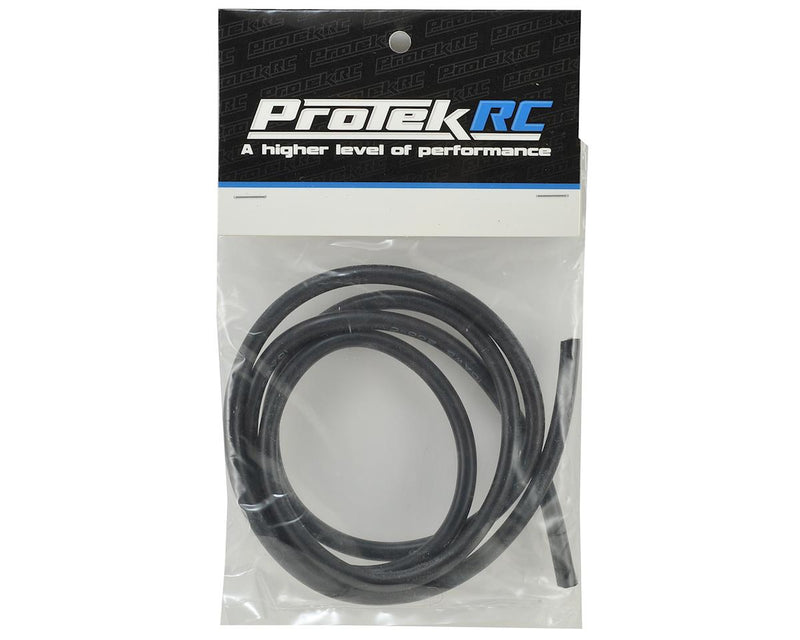 ProTek RC Silicone Hookup Wire (Black) (1 Meter) (10AWG)