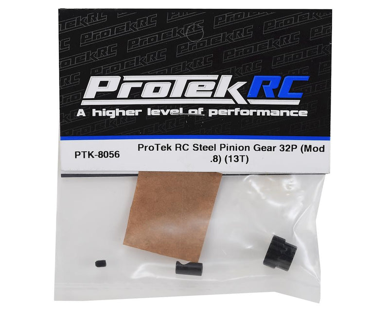 ProTek RC Steel 32P Pinion Gear w/3.17mm Reducer Sleeve (Mod .8) (5mm Bore)