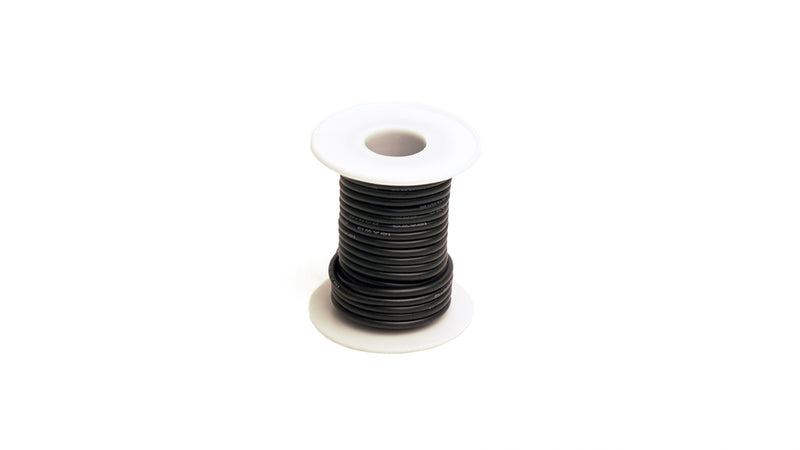 16 Gauge Silicone Ultra-Flex Wire; 25' Spool (Black)
