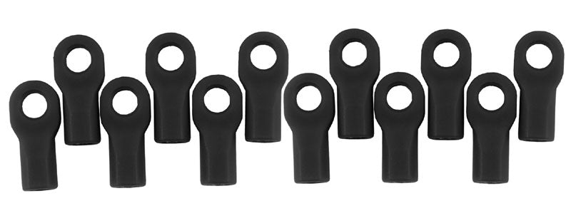 RPM80472 Short Rod Ends, Black