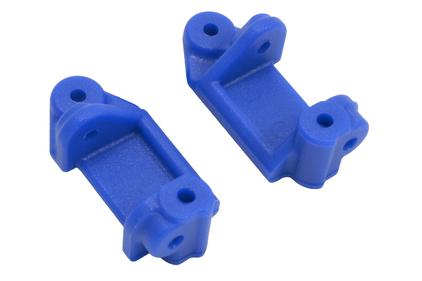 Blue Front Caster Blocks (Slash 2wd, Nitro Slash, e-Rustler & e-Stampede 2wd)