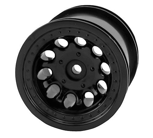 2.2 Revolver Wheels, for Traxxas Rustler/Stampede (Rear), Black