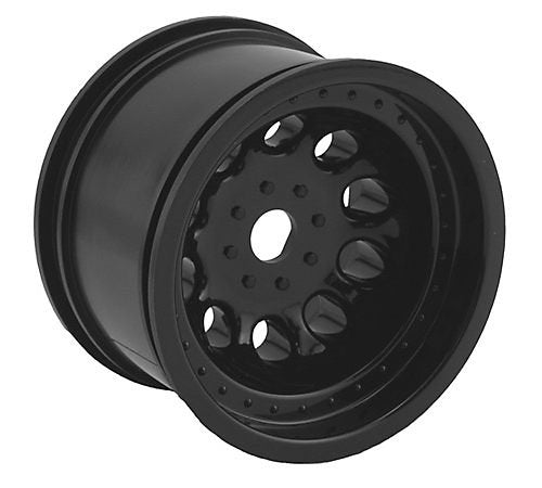 2.2 Revolver Wheels, for Traxxas Rustler/Stampede (Front), Black