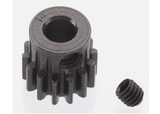 Extra Hard 14 Tooth Blackened Steel 32p Pinion 5mm