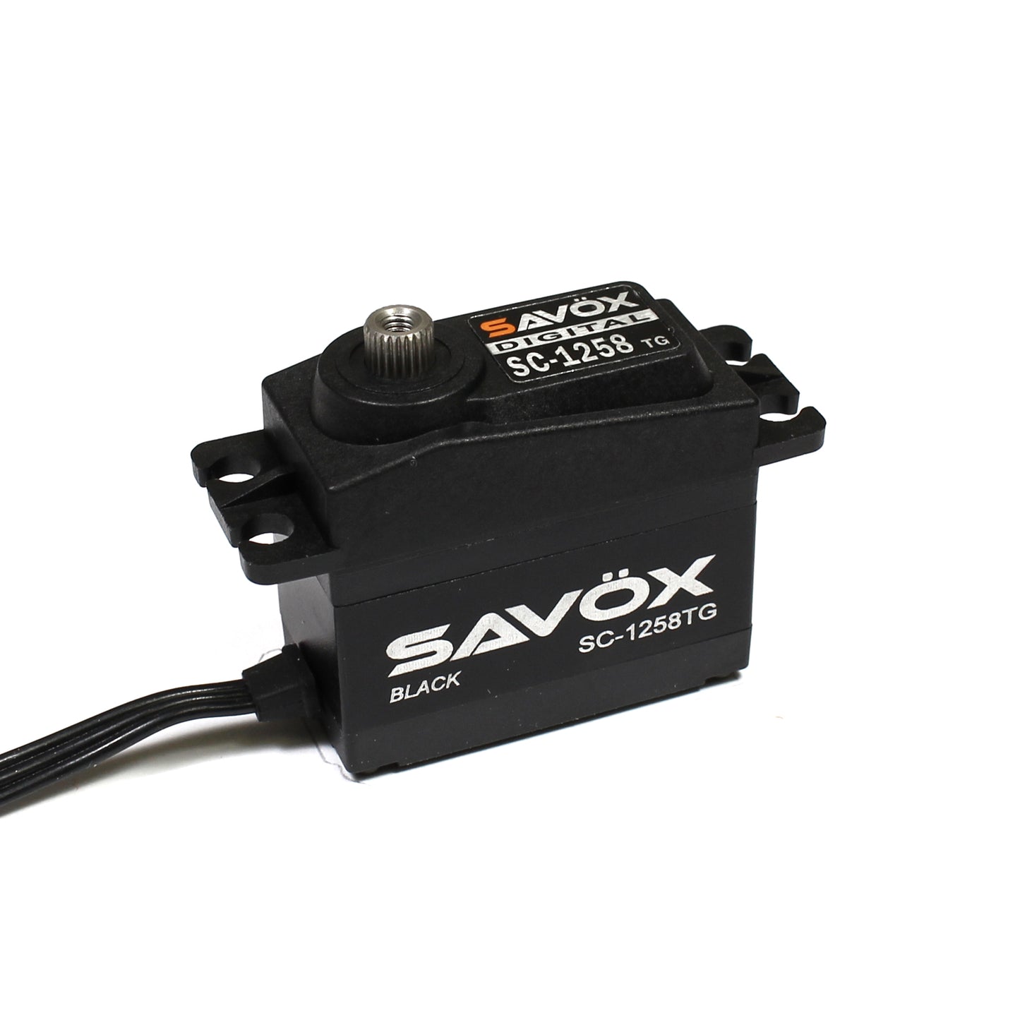 Black Edition Standard Size Coreless Digital Servo 0.08sec / 166oz @ 6V (SAVSC1258TG-BE)