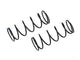 13mm Front Springs, L54, 1.3D, For RC10T6.4, RC10SC6.4