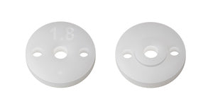 Factory Team 13mm Shock Pistons 2.0mm, 2x1.8, B6.4