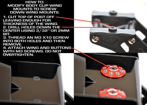 1/8 Buggy XL Wing Buttons, 22mm (2)