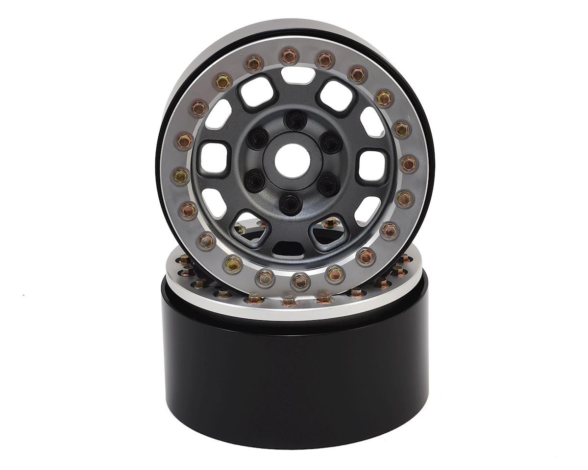 SSD RC 1.9” Contender Beadlock Wheels (Grey) (2)